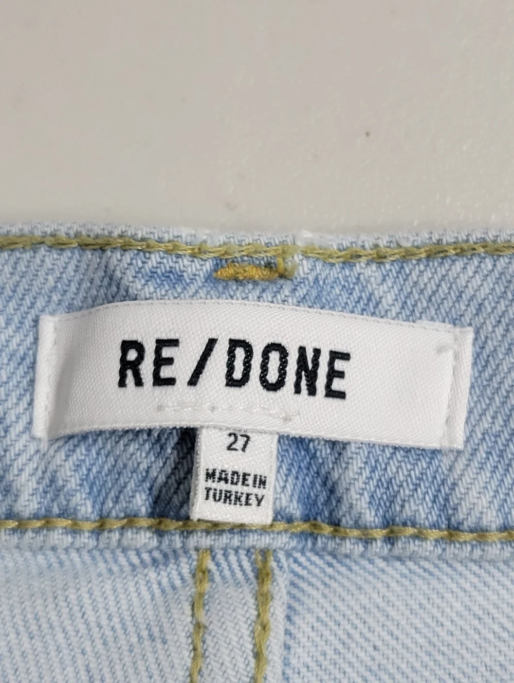 Re/Done 70S Stove Pipe Jeans Size 27.